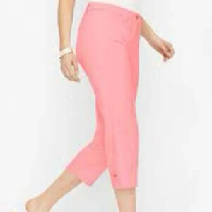 Talbots Women’s Pink The Perfect Skimmer Capri Size 4